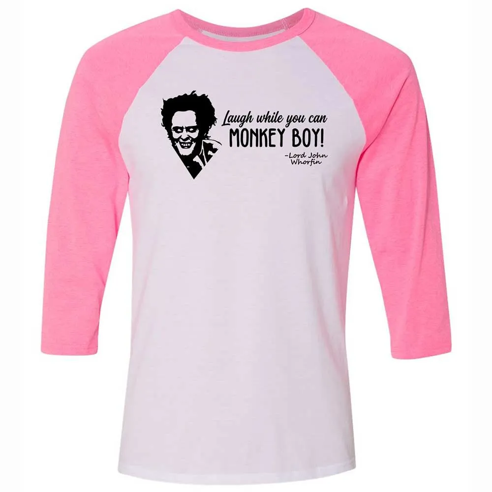 Laugh while you can - White/Neon Pink - 12