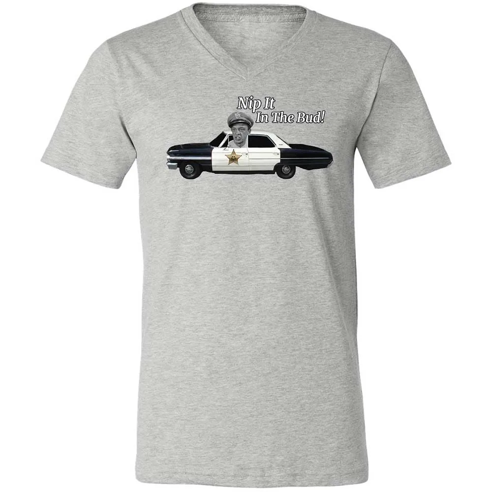 Unisex V-Neck T-Shirt - Z7DQBG1T - Athletic Heather - 2