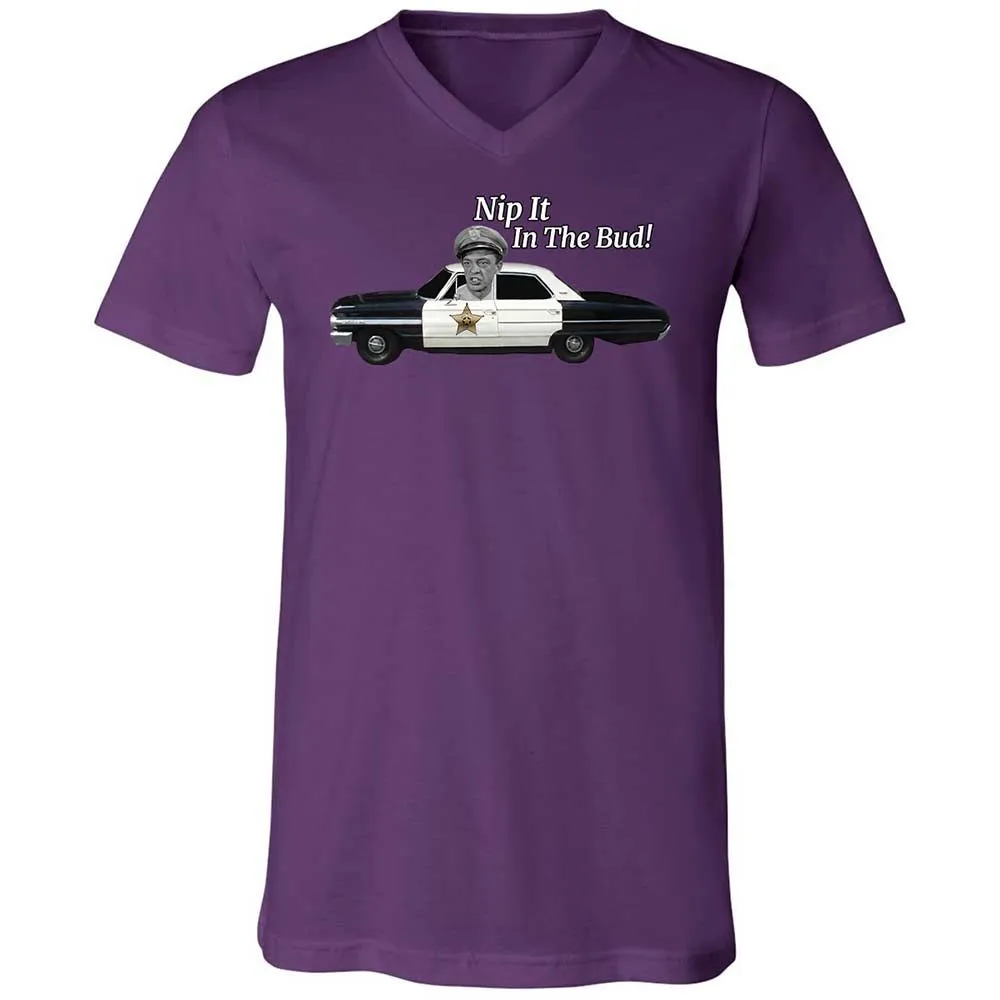 Unisex V-Neck T-Shirt - Z7DQBG1T - Team Purple - 10