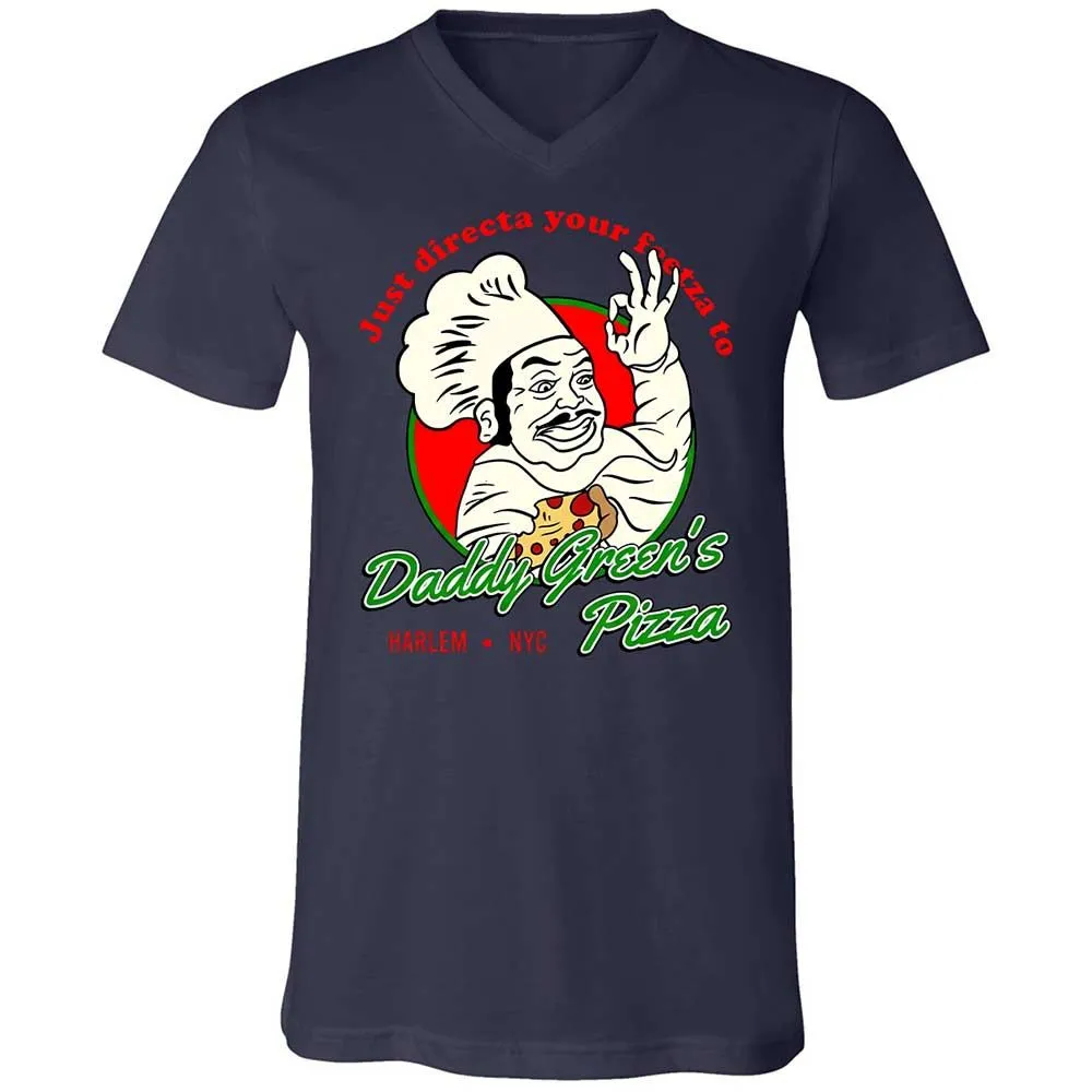 Unisex V-Neck T-Shirt - 7AY1BGVG - Navy - 2
