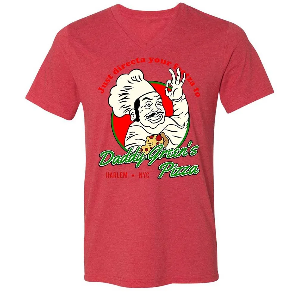 Unisex V-Neck T-Shirt - 7AY1BGVG - Heather Red - 7