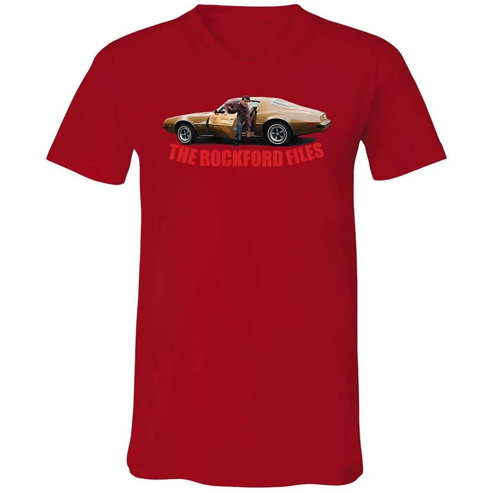 Unisex V-Neck T-Shirt - QSLY9VCD - Red - 5