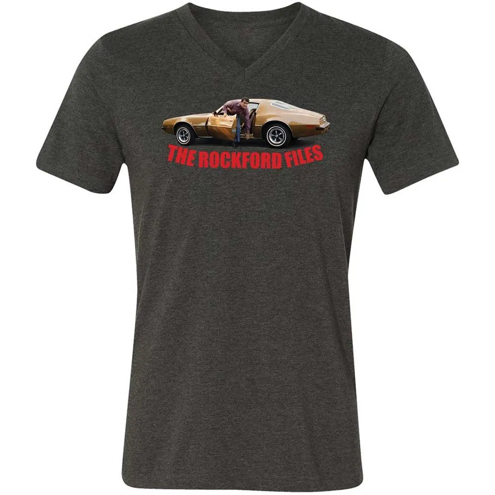Unisex V-Neck T-Shirt - QSLY9VCD - Dark Grey Heather - 8