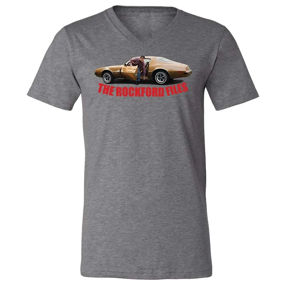 Unisex V-Neck T-Shirt - QSLY9VCD - Deep Heather - 9