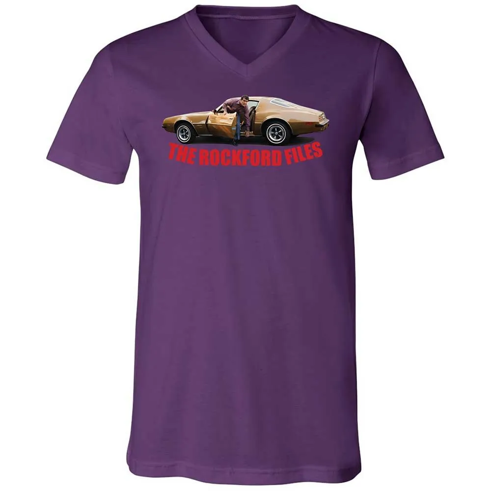 Unisex V-Neck T-Shirt - QSLY9VCD - Team Purple - 10