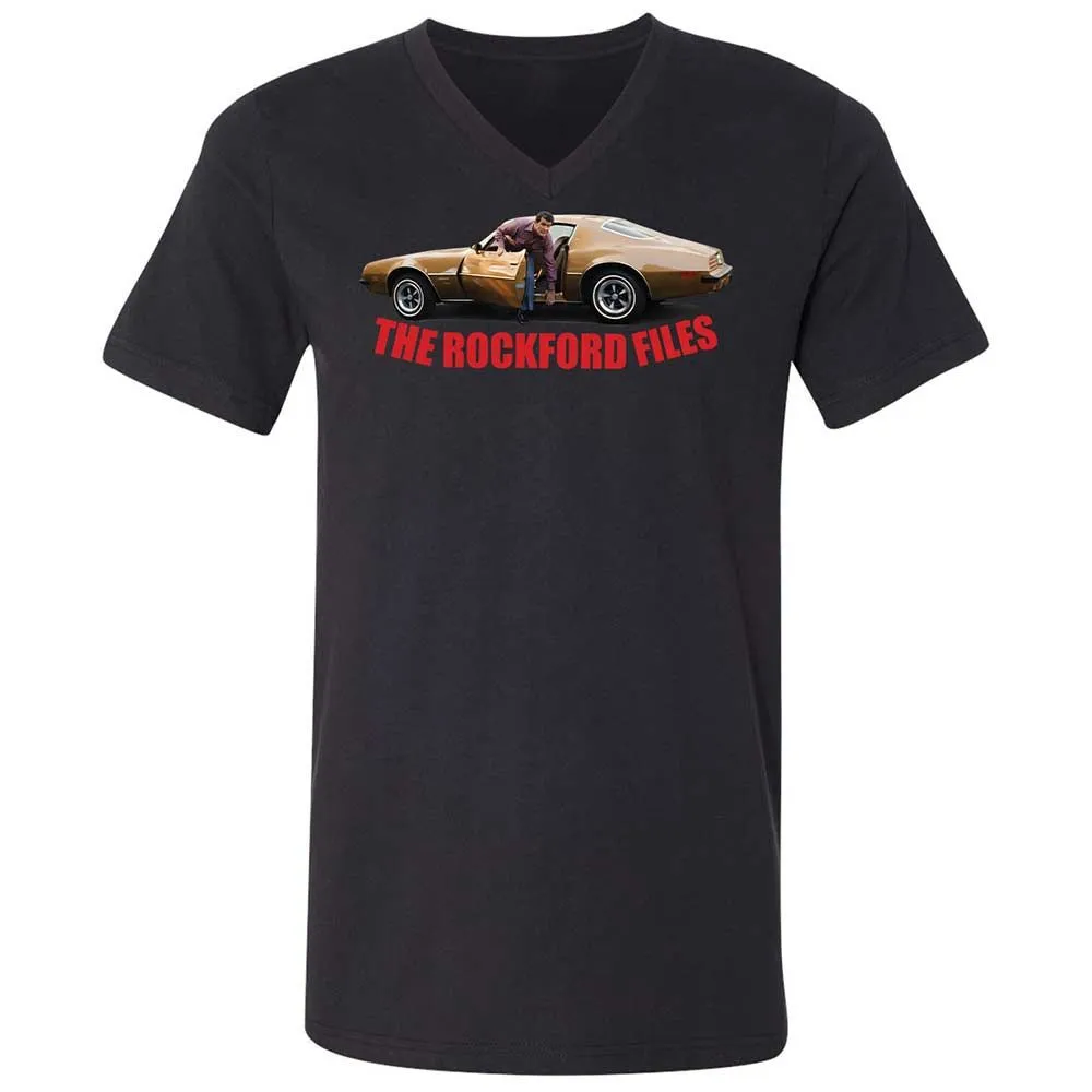 Unisex V-Neck T-Shirt - QSLY9VCD - Black - 11