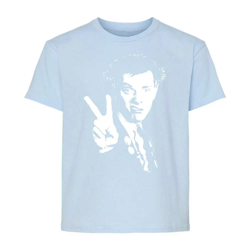 Kids T-Shirt - Black - Light Blue - 6