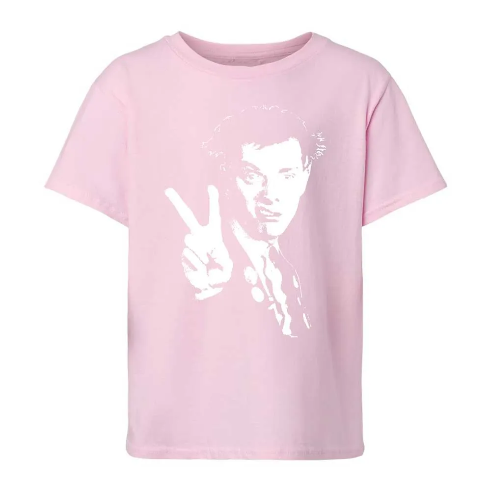 Kids T-Shirt - Black - Light Pink - 7