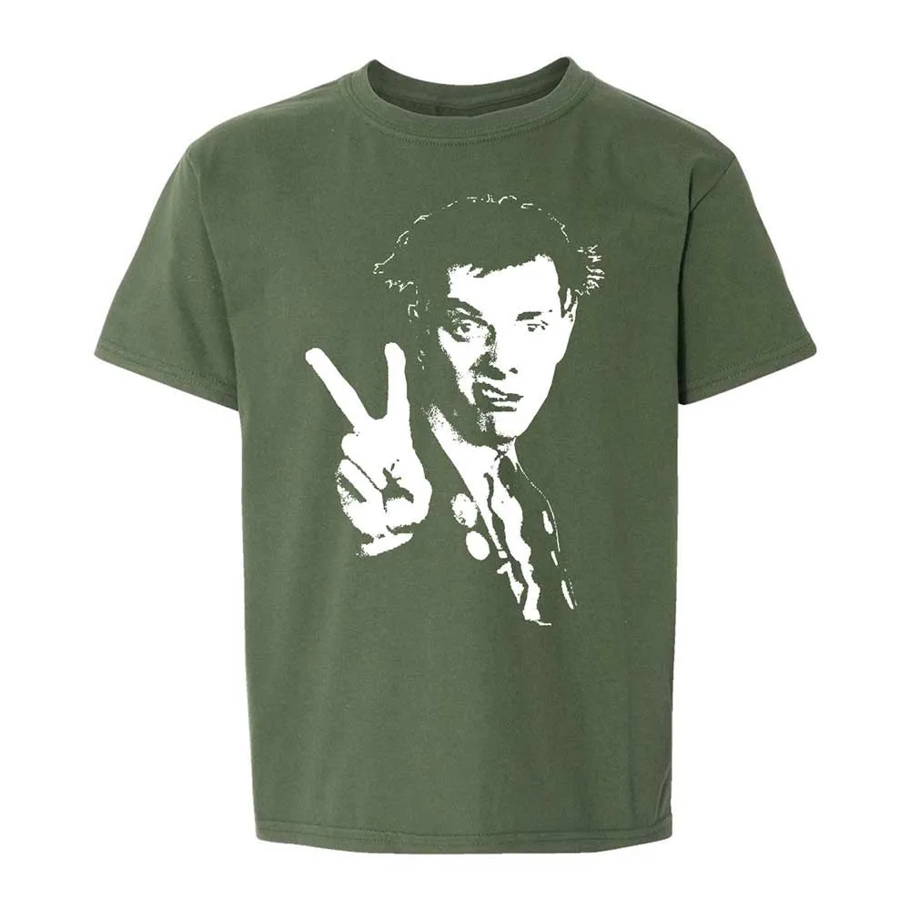 Kids T-Shirt - Black - Military Green - 19