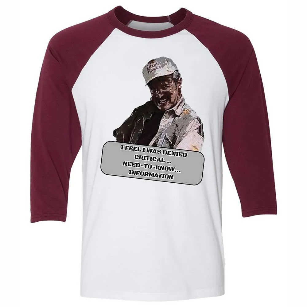 Need To Know Information - White/Maroon - 7