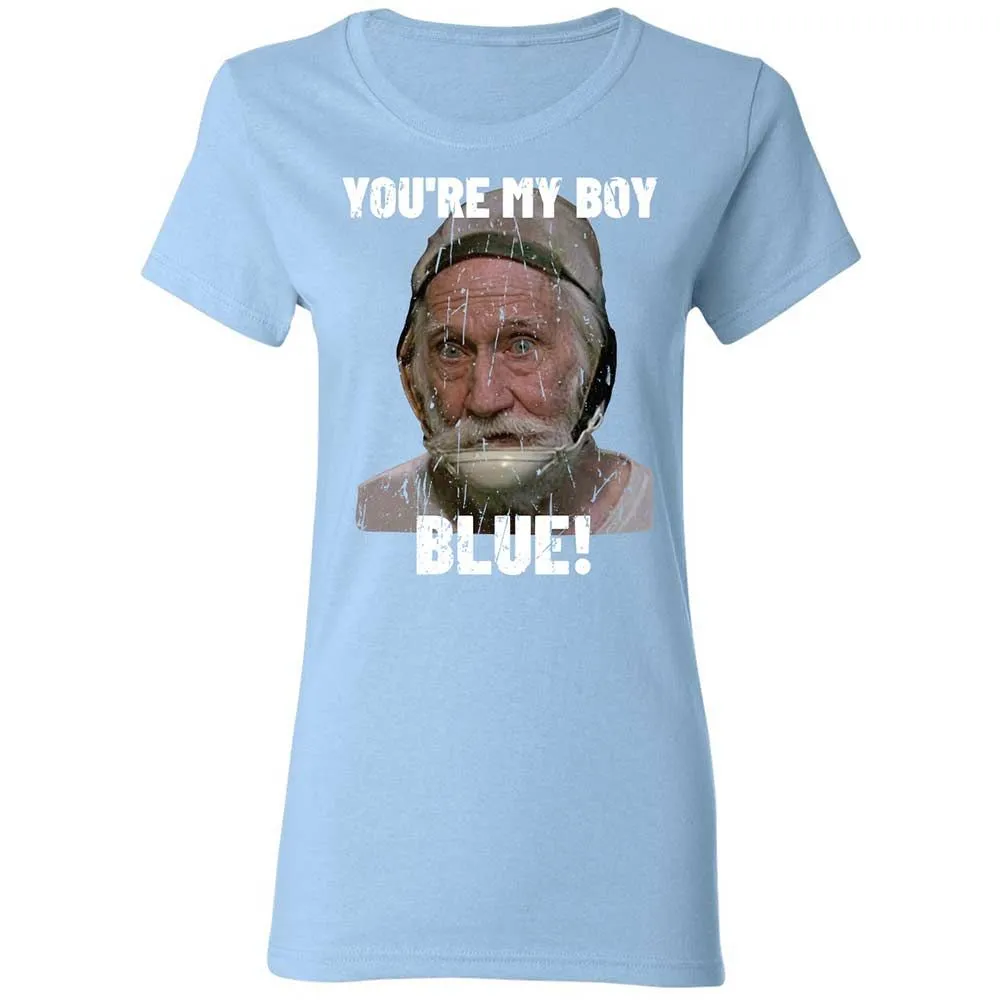 Women's T-Shirt - L597H7HF - Light Blue - 13