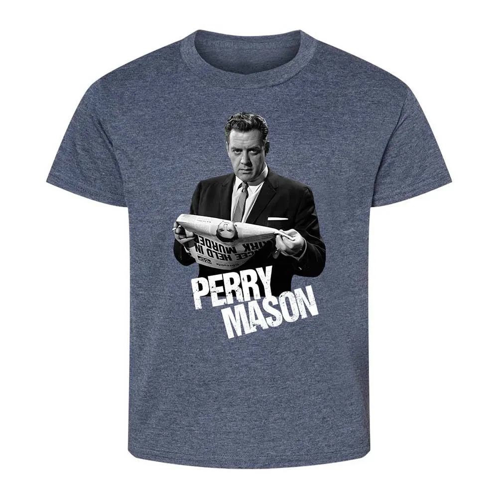 Kids T-Shirt - F5EELJ56 - Heather Navy - 9