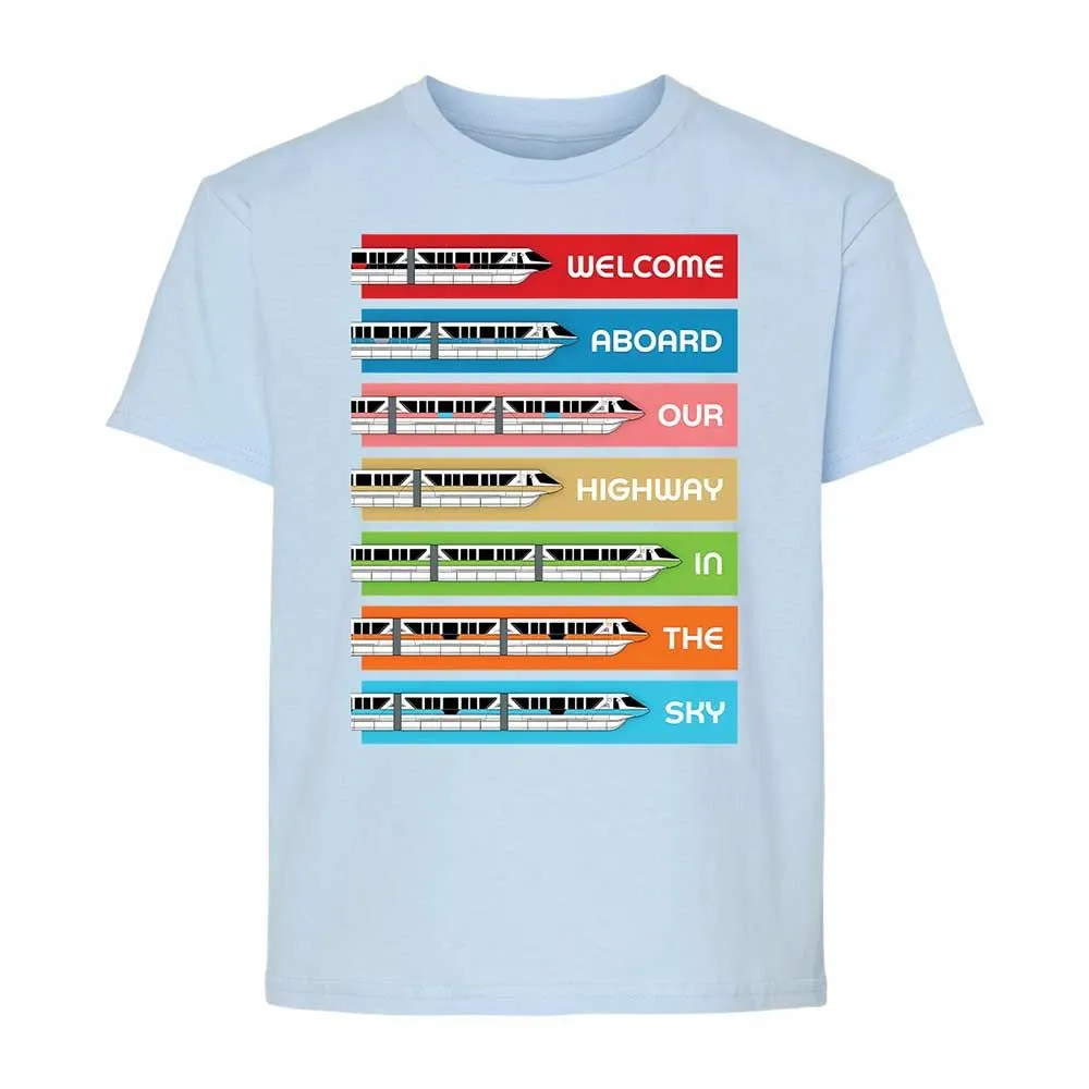 Kids T-Shirt - Black - Light Blue - 6