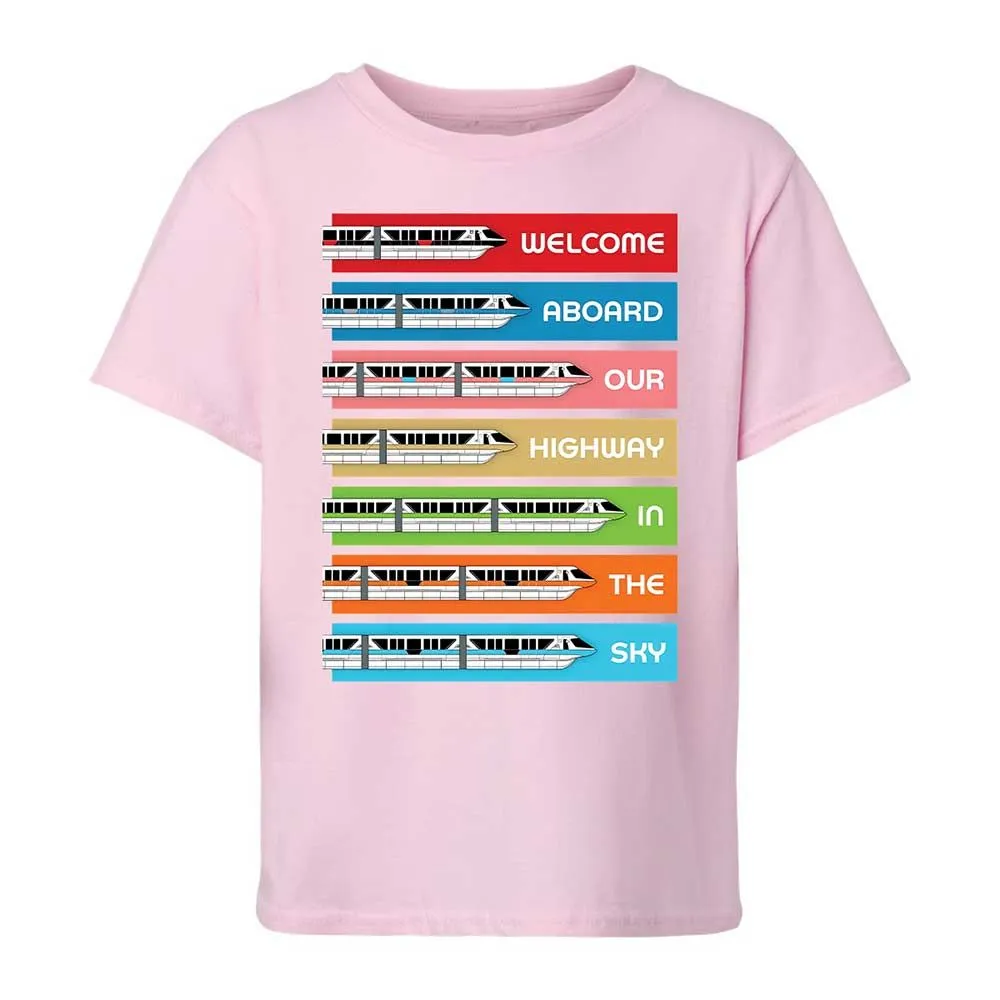 Kids T-Shirt - Black - Light Pink - 7