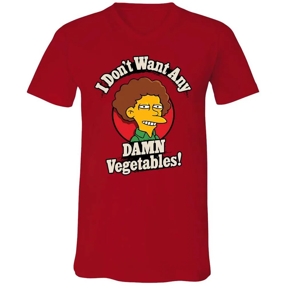 Unisex V-Neck T-Shirt - EU4PFD14 - Red - 5