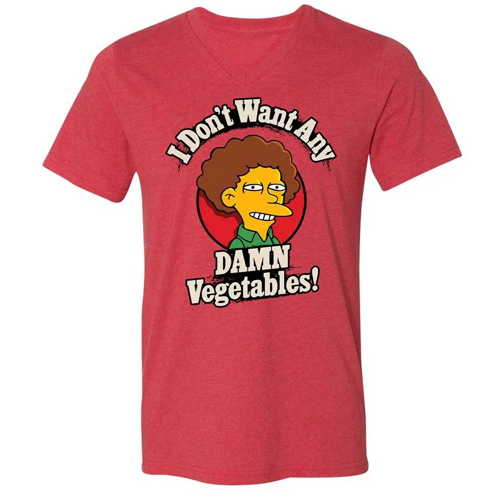 Unisex V-Neck T-Shirt - EU4PFD14 - Heather Red - 6