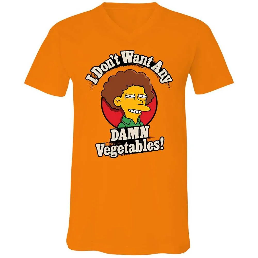 Unisex V-Neck T-Shirt - EU4PFD14 - Orange - 7