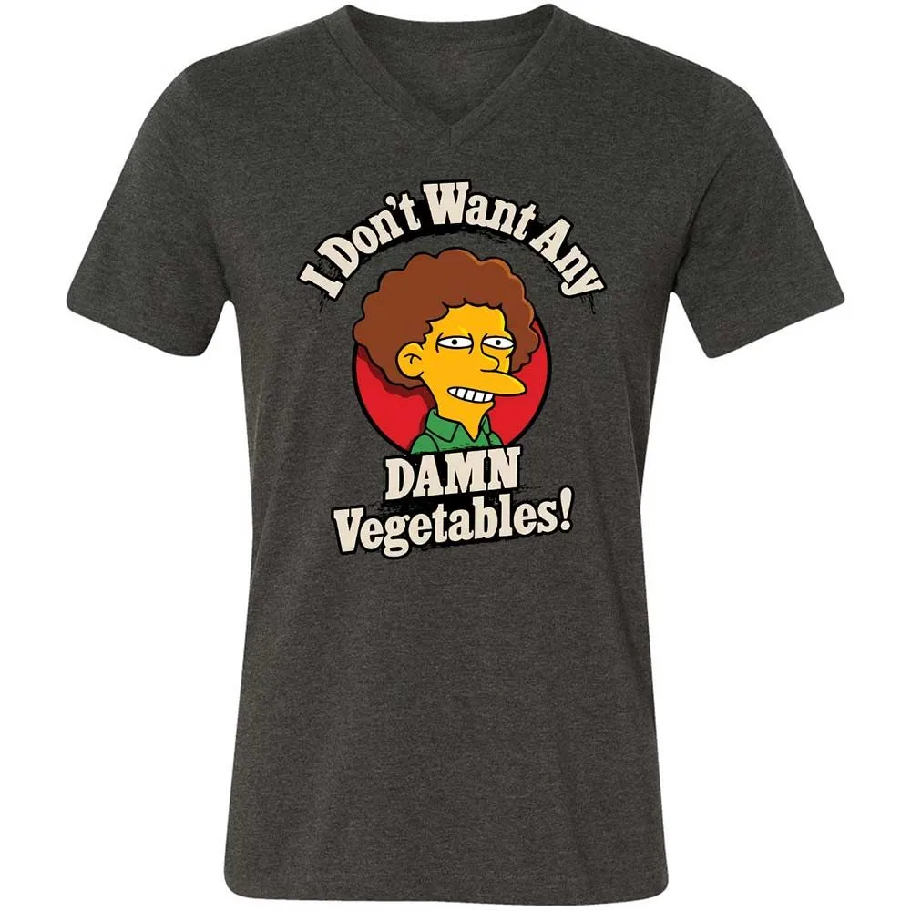 Unisex V-Neck T-Shirt - EU4PFD14 - Dark Grey Heather - 8