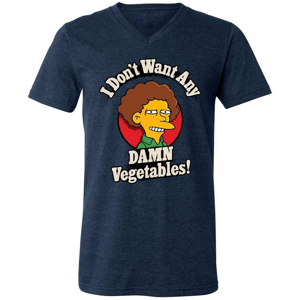 Unisex V-Neck T-Shirt - EU4PFD14 - Heather Navy - 13