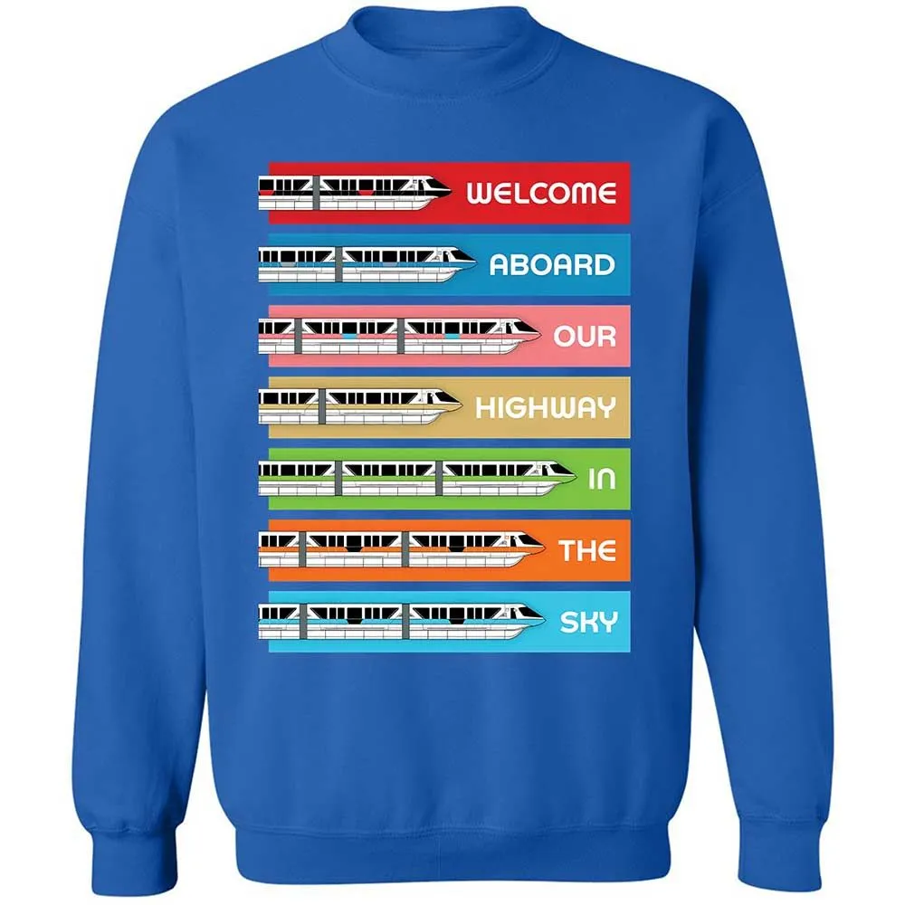 Classic Unisex Sweatshirt - Black - Royal - 3
