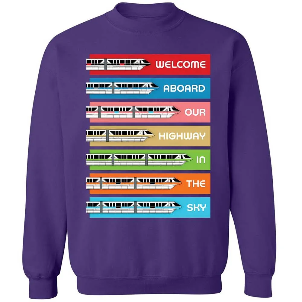 Classic Unisex Sweatshirt - Black - Purple - 11