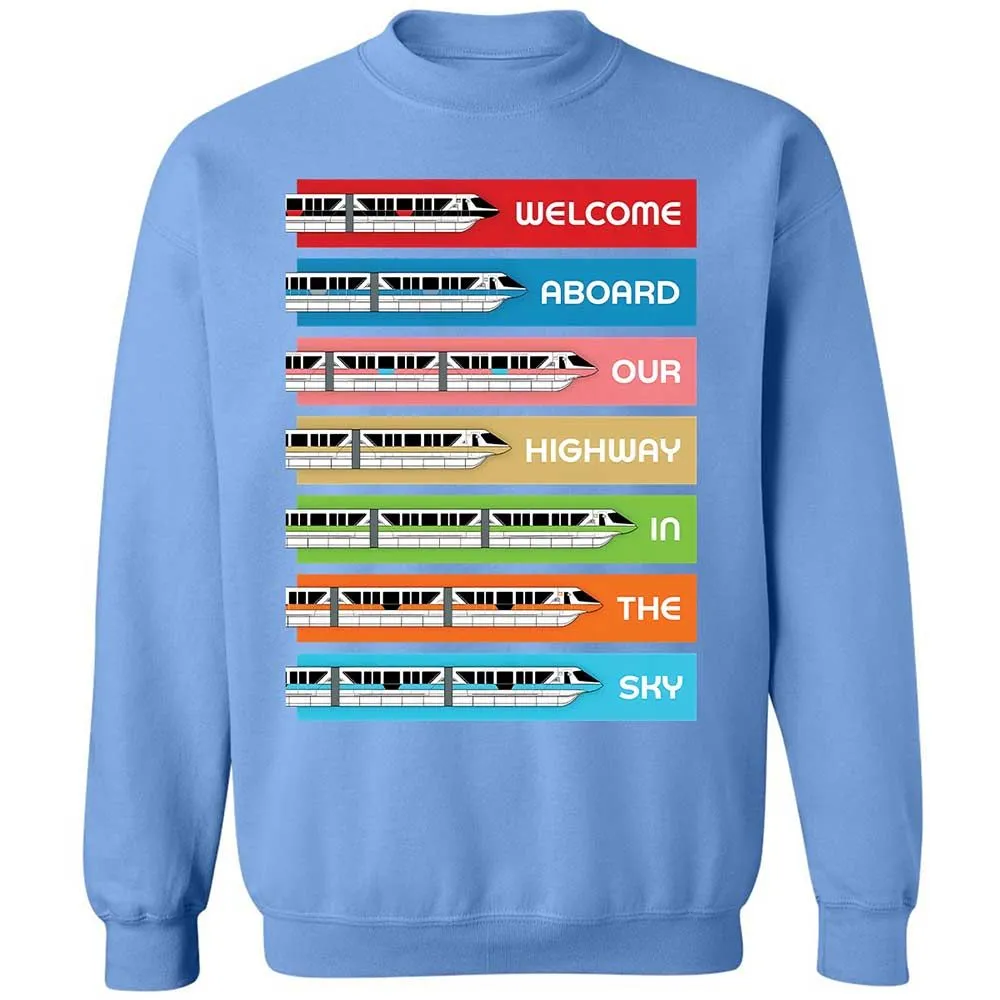 Classic Unisex Sweatshirt - Black - Carolina Blue - 20