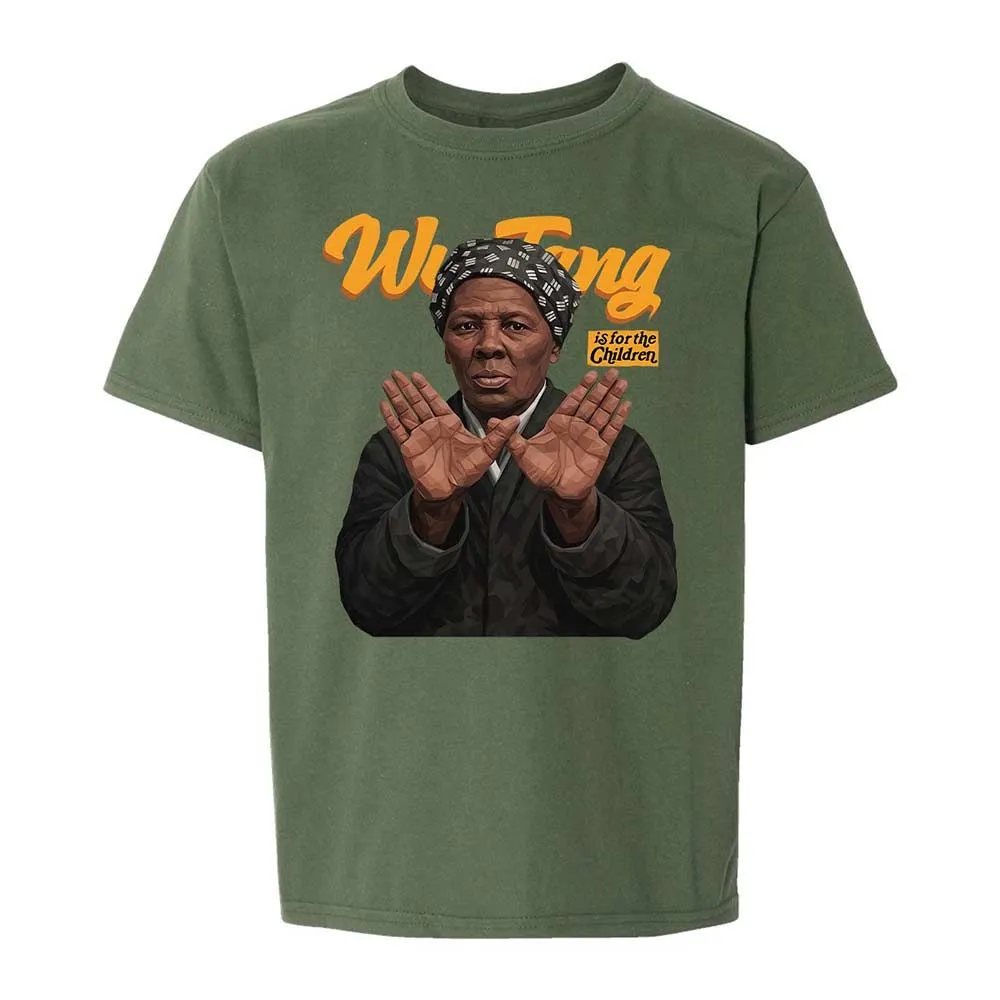 Kids T-Shirt - Black - Military Green - 19