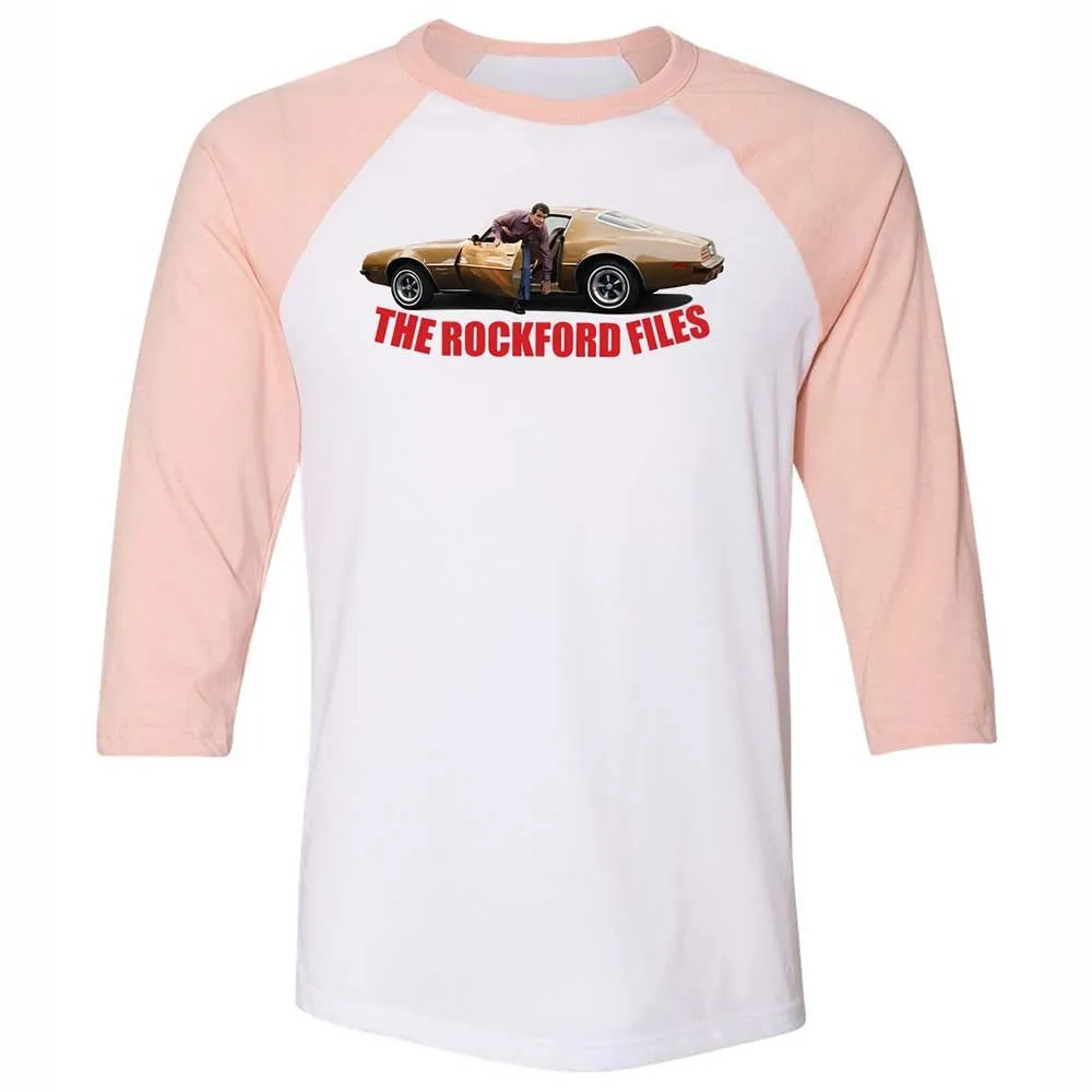 Unisex 3/4 Baseball Tee - X1UZQJ6N - White/Heather Peach - 5
