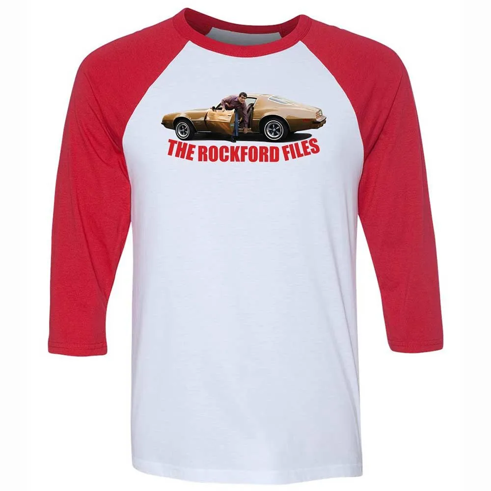 Unisex 3/4 Baseball Tee - X1UZQJ6N - White/Red - 9
