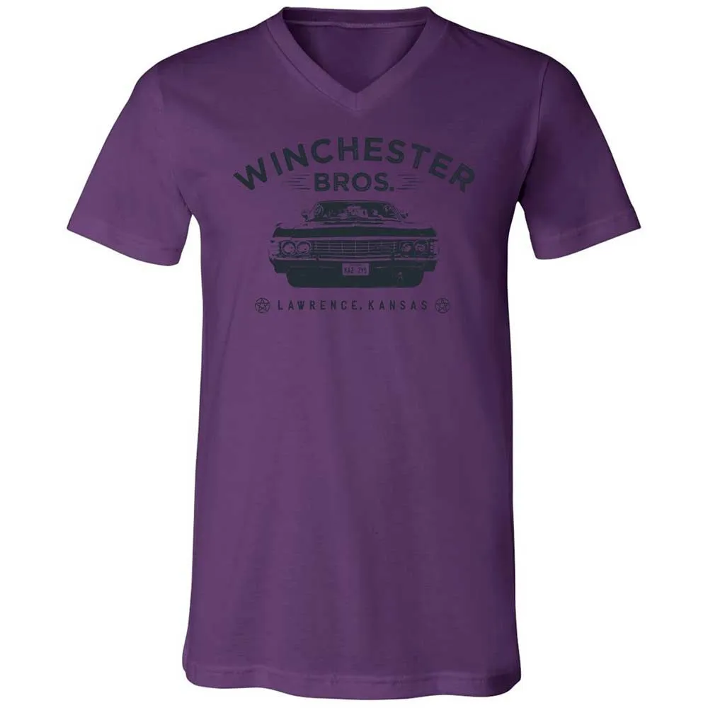 Unisex V-Neck T-Shirt - 834JBRNV - Team Purple - 10