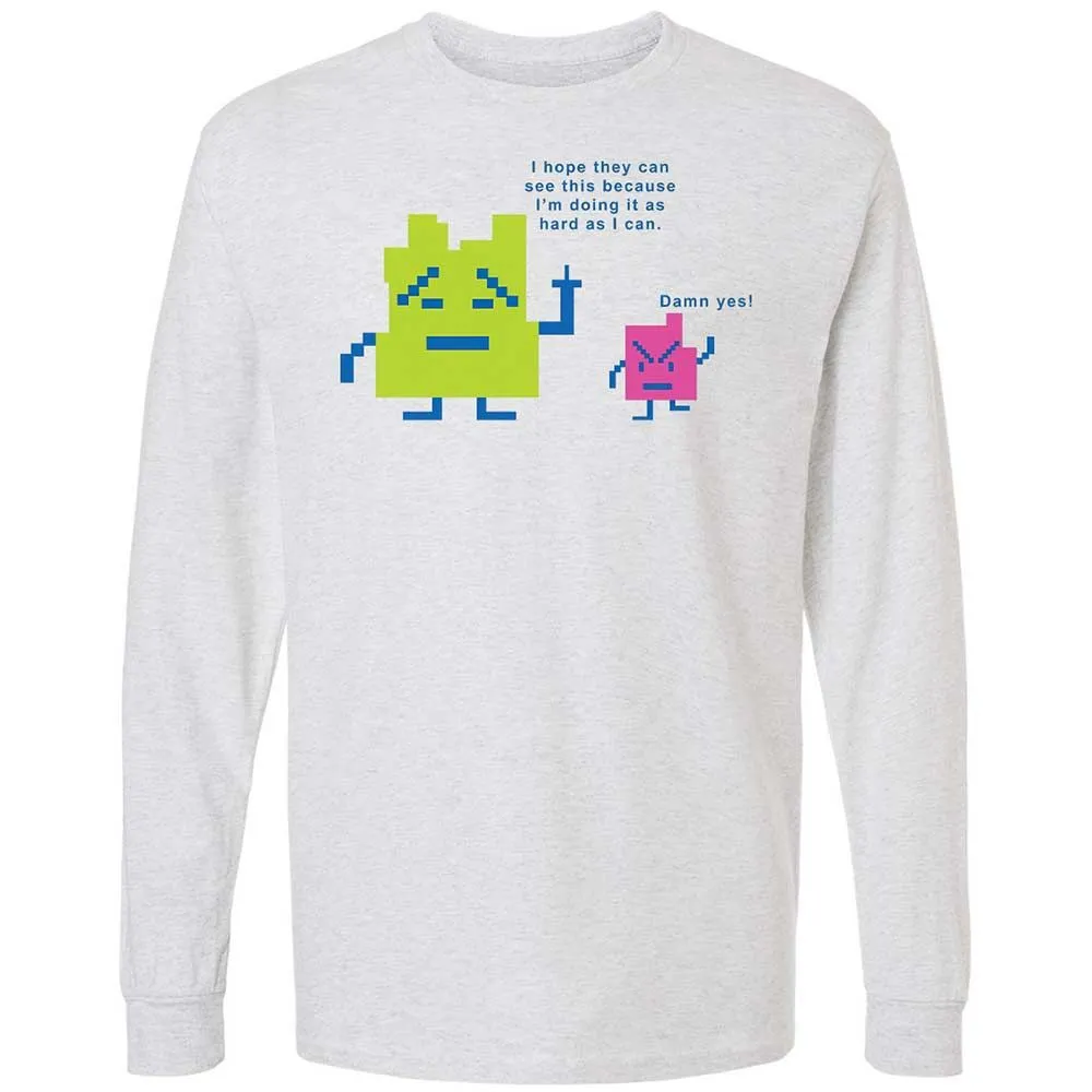 Long Sleeve T-Shirt - SMPANMPZ - Ash - 2