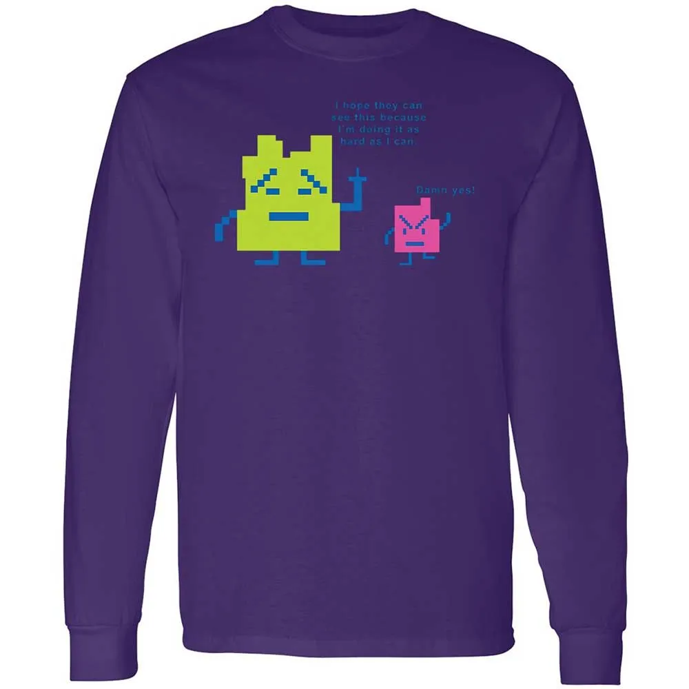 Long Sleeve T-Shirt - SMPANMPZ - Purple - 9