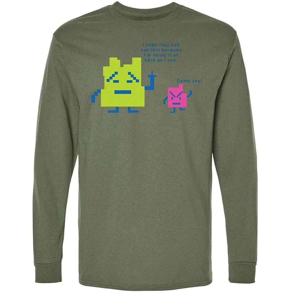 Long Sleeve T-Shirt - SMPANMPZ - Military Green - 19
