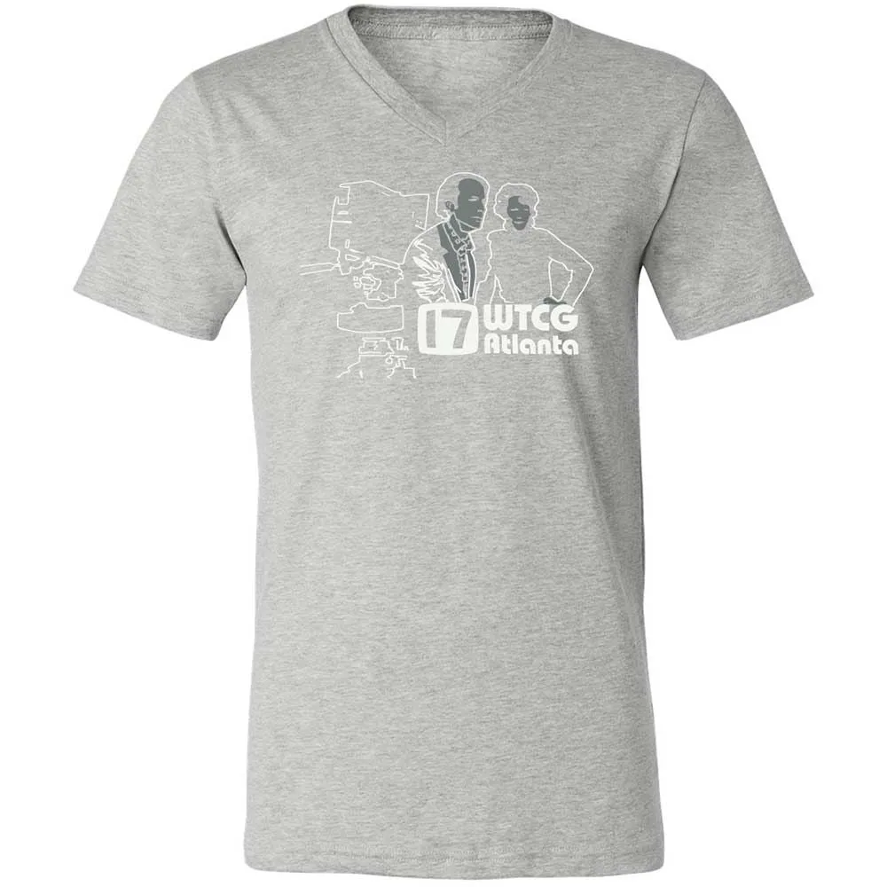 Unisex V-Neck T-Shirt - HRYXR2FE - Athletic Heather - 15