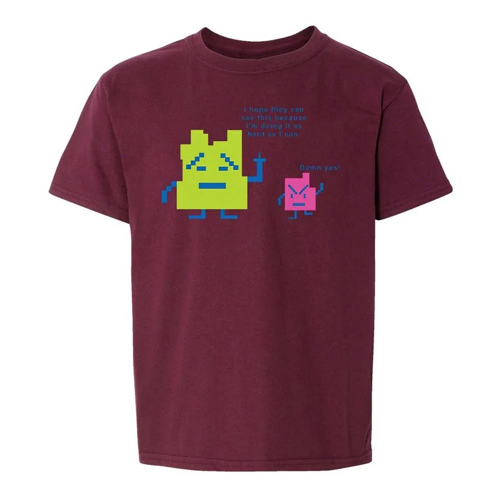 Kids T-Shirt - QM8JEJGX - Maroon - 19