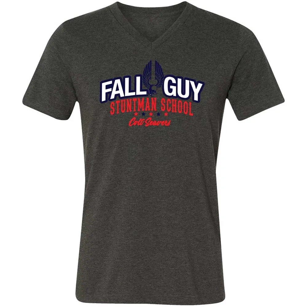 Unisex V-Neck T-Shirt - CXRM8NZJ - Dark Grey Heather - 8