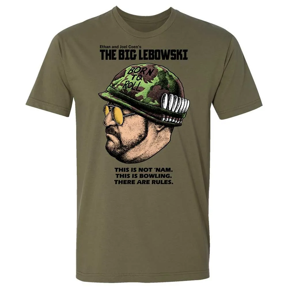Premium Unisex T-Shirt - White - Military Green - 12