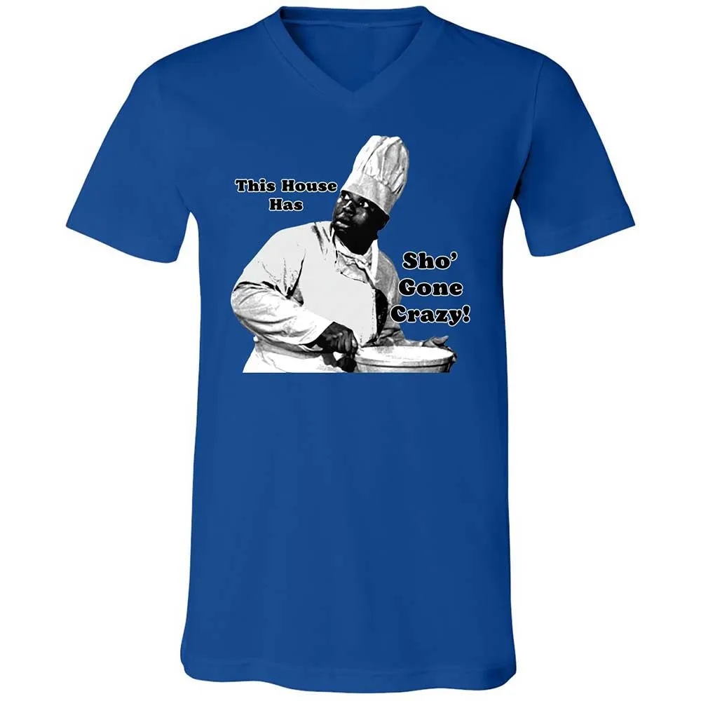 Unisex V-Neck T-Shirt - D2QFEQRA - True Royal - 3