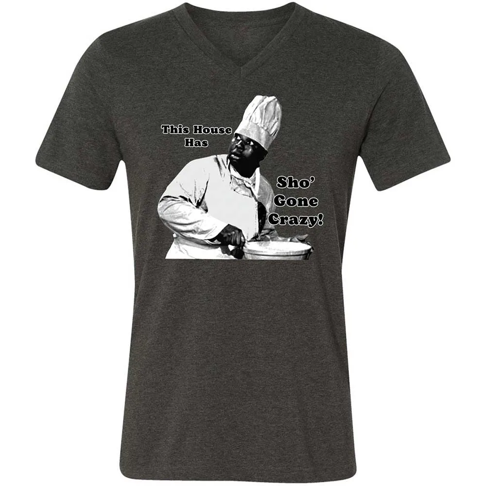 Unisex V-Neck T-Shirt - D2QFEQRA - Dark Grey Heather - 8