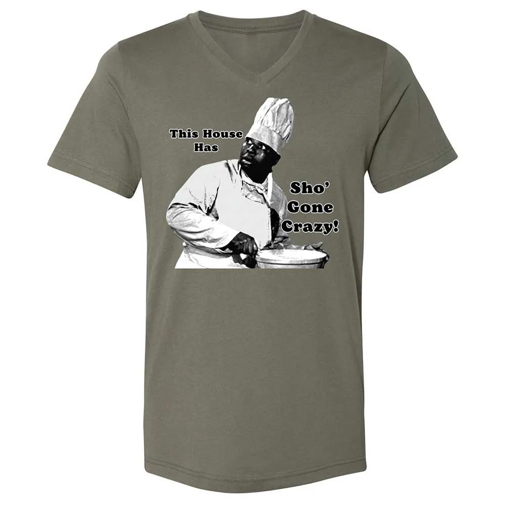 Unisex V-Neck T-Shirt - D2QFEQRA - Military Green - 15