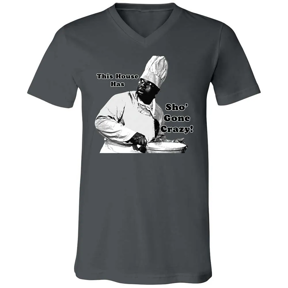 Unisex V-Neck T-Shirt - D2QFEQRA - Asphalt - 16