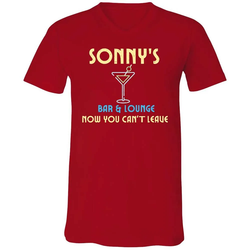 Unisex V-Neck T-Shirt - D1MRVXEQ - Red - 6