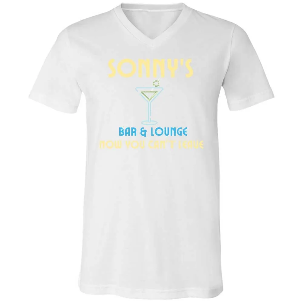 Unisex V-Neck T-Shirt - D1MRVXEQ - White - 16