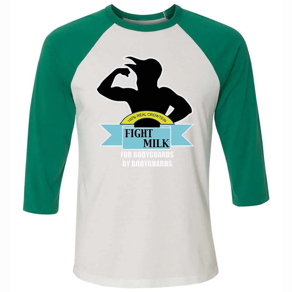 Unisex 3/4 Baseball Tee - BPUFR4Y1 - White/Kelly - 6