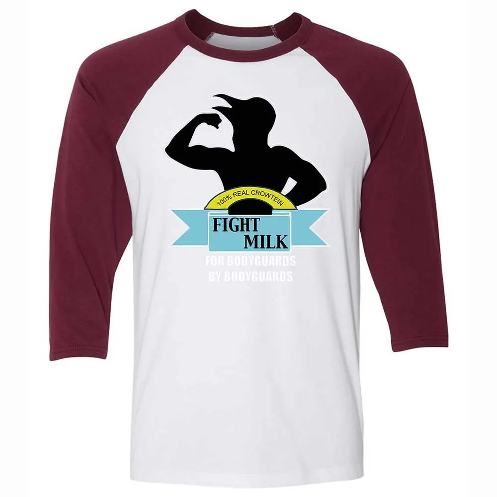 Unisex 3/4 Baseball Tee - BPUFR4Y1 - White/Maroon - 7