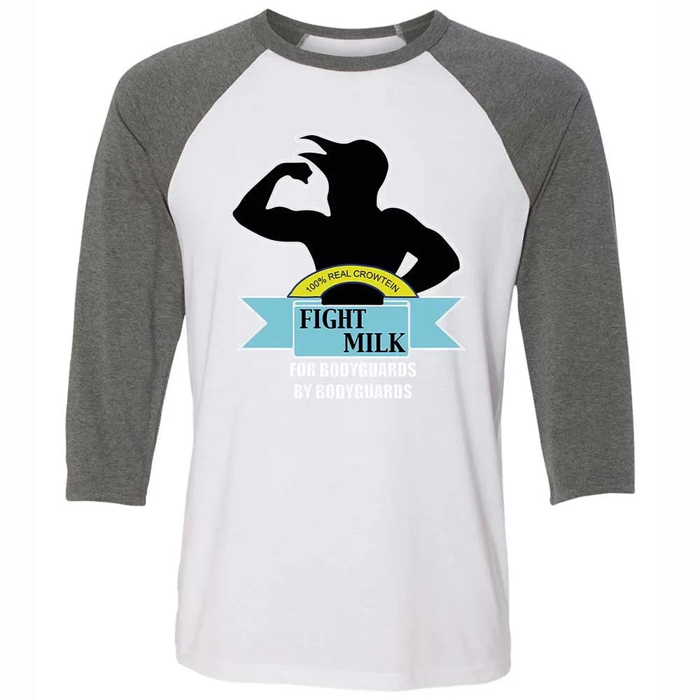 Unisex 3/4 Baseball Tee - BPUFR4Y1 - White/Deep Heather - 11
