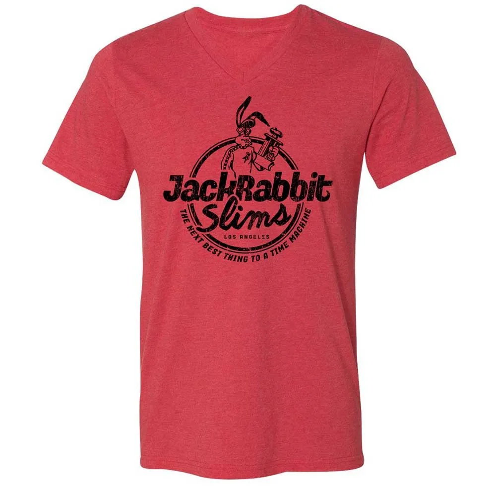 Unisex V-Neck T-Shirt - SC3R2A4D - Heather Red - 6