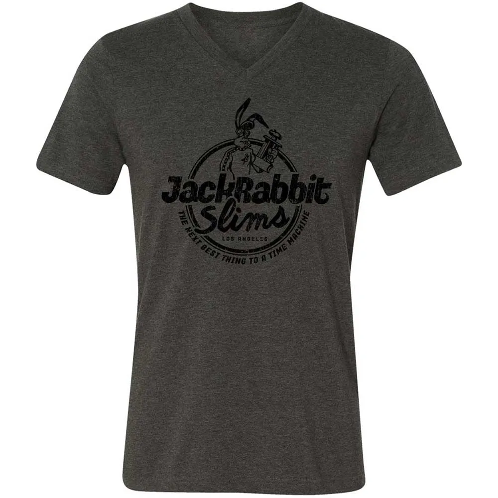Unisex V-Neck T-Shirt - SC3R2A4D - Dark Grey Heather - 8
