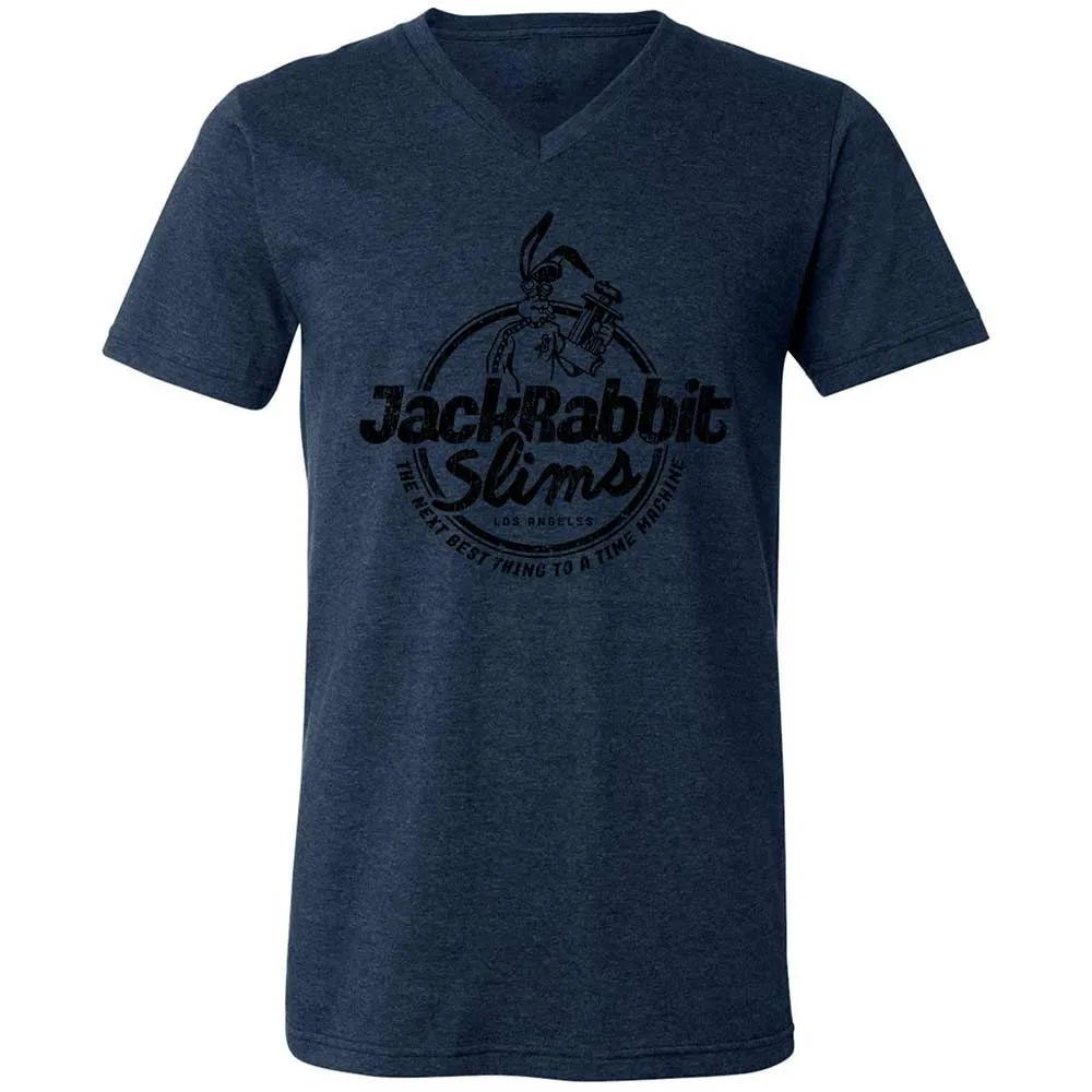 Unisex V-Neck T-Shirt - SC3R2A4D - Heather Navy - 13