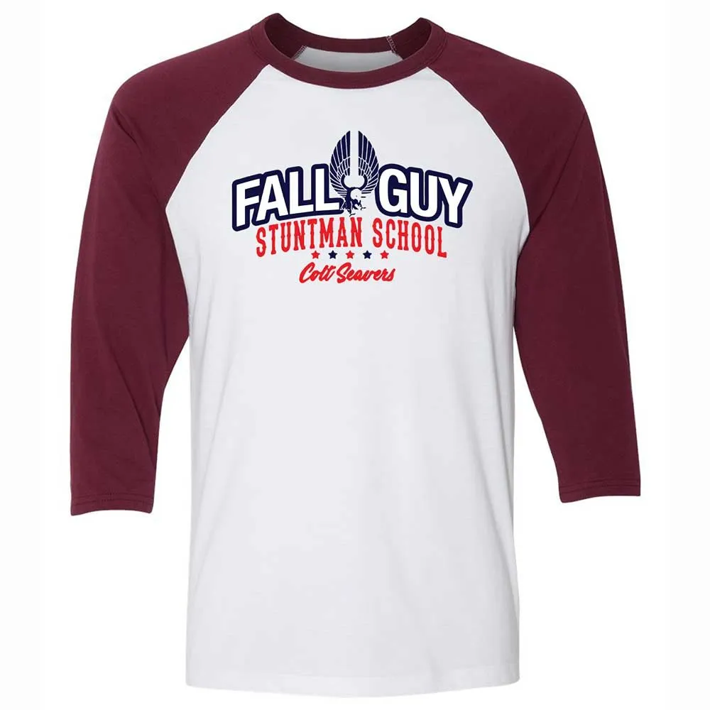 Unisex 3/4 Baseball Tee - N1XDYFEF - White/Maroon - 7